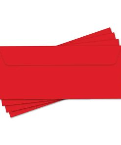 Red Envelopes No.10, 40/pack, 6 packs/case by Geographics®