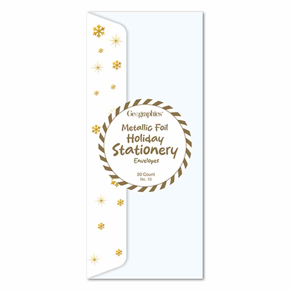 Christmas-Ornaments-Envelopes-Gold-Foil-No.10-by-Geographics-50070-1