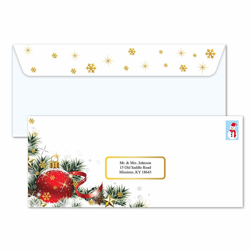 Christmas-Ornaments-Envelopes-Gold-Foil-No.10-by-Geographics-50070-4