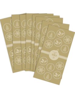 Gold Foil Embossed Seals, 1.25″, 40/PK, 6 Pks/Case by Geographics®