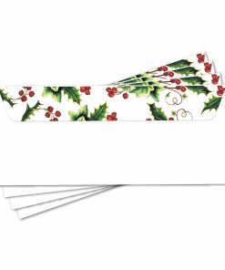 Holly & Ivy Christmas Envelopes No.10 by Geographics®