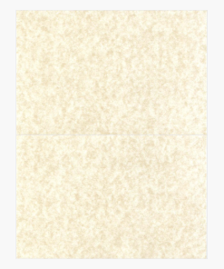 Parchment Natural 2 UP Note Cards, 4.25″x5.5″, 100/pack, 8 packs/case by Geographics®