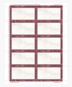 Sicily Business Cards, 2″x3.5″, 250/pack, 24 packs/case by Geographics®