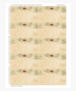 Sweet Day Business Cards, 8.5″x11″, Card 2″x3.5″, 250/pack, 24 packs/case by Geographics®