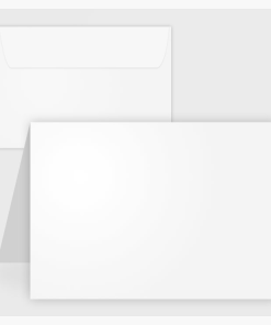 White Matte Note Cards, 65 lb, 4.25″x5.5″, 50/pack, 7 packs/case by Geographics®